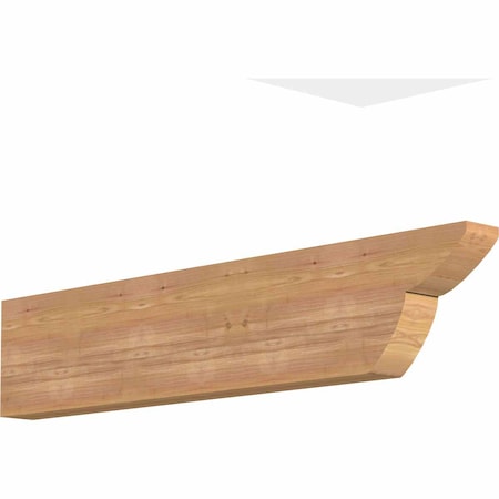 Ekena Millwork Crestline Smooth Rafter Tail, Western Red Cedar, 3 1/2"W x 10"H x 48"L RFT04X10X48CRE00SWR